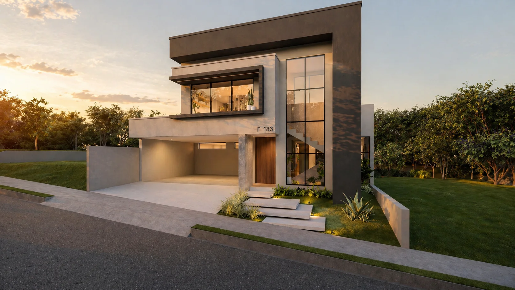 Proyecto Casa F183 — vista del estudio Anida en Instagram